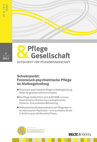 Pflege & Gesellschaft 2/2013