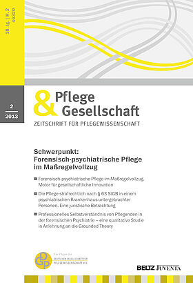 Pflege & Gesellschaft 2/2013