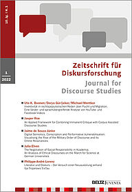 Zeitschrift für Diskursforschung 1/2022